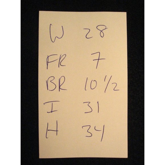 SILVER Lola Womens Jeans 28 x 31 MEASURED Low-Rise TAG 26/33 Blue Denim - Picture 10 of 10